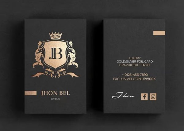 Gold Foil Business Card 1