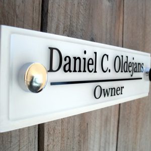 Acrylic Name plate