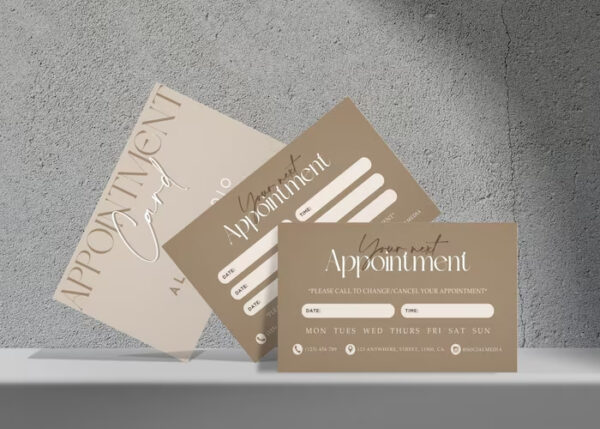 Appointment card