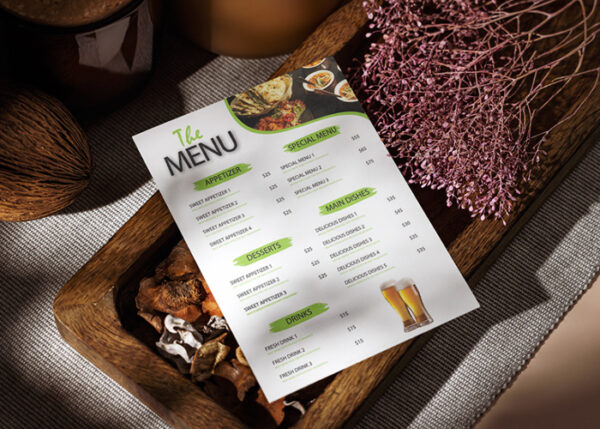 Menu Brochure