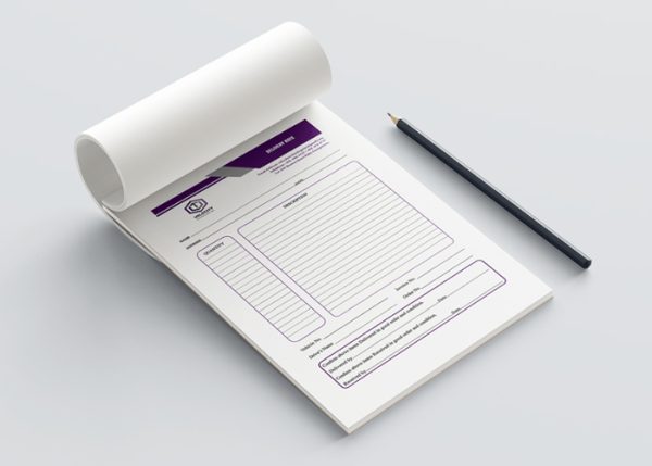 invoice book