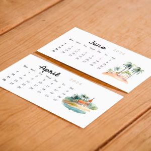 pocket calendar