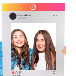 social media frame