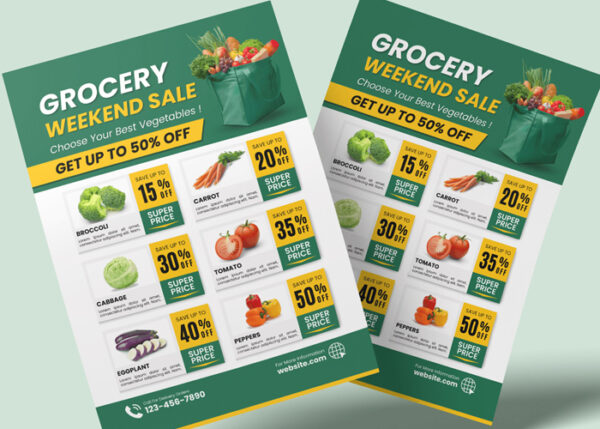 super market flyer