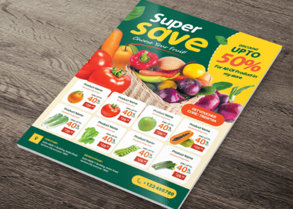 super market flyer