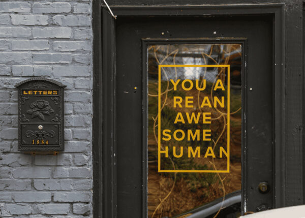 window lettering